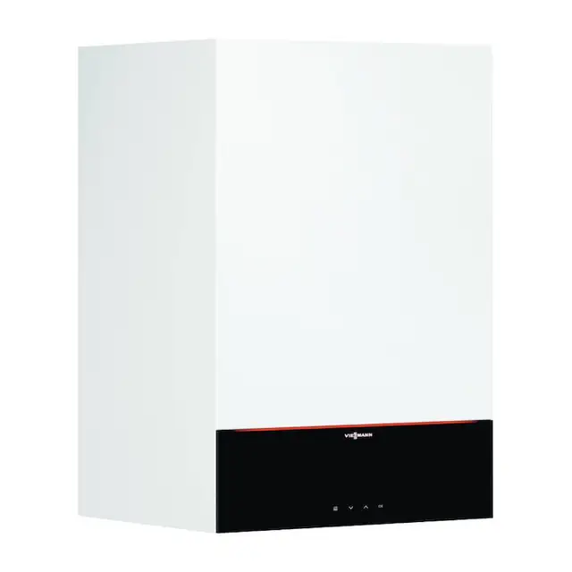 Centrala termica in condensatie pentru incalzire si preparare acm, Vitodens 100-W, Z022912, VIESSMANN, 32 kW, cu tubulatura