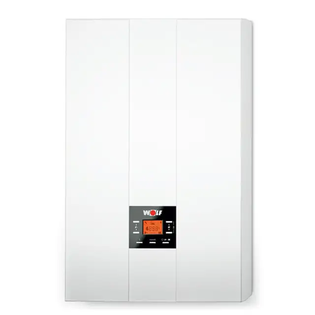 Centrala termica murala in condensare WOLF FGB - 24, Tiraj fortat, 24 kW, Display digital