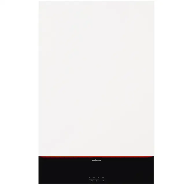Centrala termica boiler incorporat 46 litri Viessmann Vitodens 111-W 32 kW, B1LF, condensatie, interfata WIFI, touch screen, kit evacuare inclus
