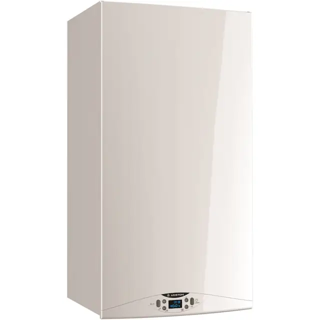 Centrala murala in condensare Ariston HS PREMIUM 24 EU2, 24 kw, gaz natural, conversie GPL, amortizor de zgomot, afisaj LCD