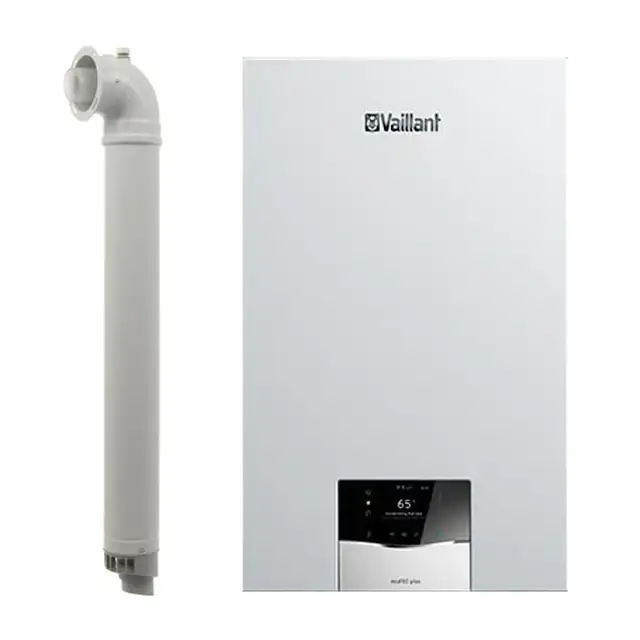 Centrala termica pe gaz in condensare Vaillant ecoTEC plus VU 35CS / 1-5, 37.7 kW, doar incalzire, Kit de evacuare inclus