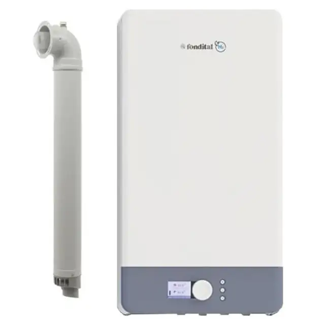 Centrala termica pe gaz in condensare Fondital Antea Next KC 26 kW, Clasa A, Afisaj color si intuitiv, IPX5D, Incalzire + ACM, Kit de evacuare inclus