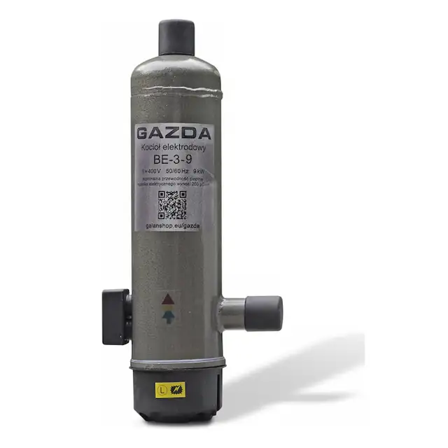 Cazan ionic GAZDA BE 3-9, 9 kW, trifazic, pentru 110 m², ultra-compact, incalzire prin pardoseala si radiatoare, compatibil cu automatizare G-105, pregatit pentru Wi-Fi