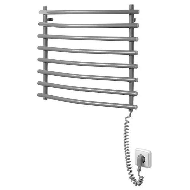 Uscator electric prosoape Aqualine 570x465mm 72W argintiu