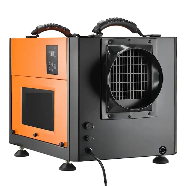 Dezumidificator profesional 50 l / zi, putere 650 W, moduri Auto, Uscare, Repaus si Dezghetare inteligenta, Furtun drenaj 2 m