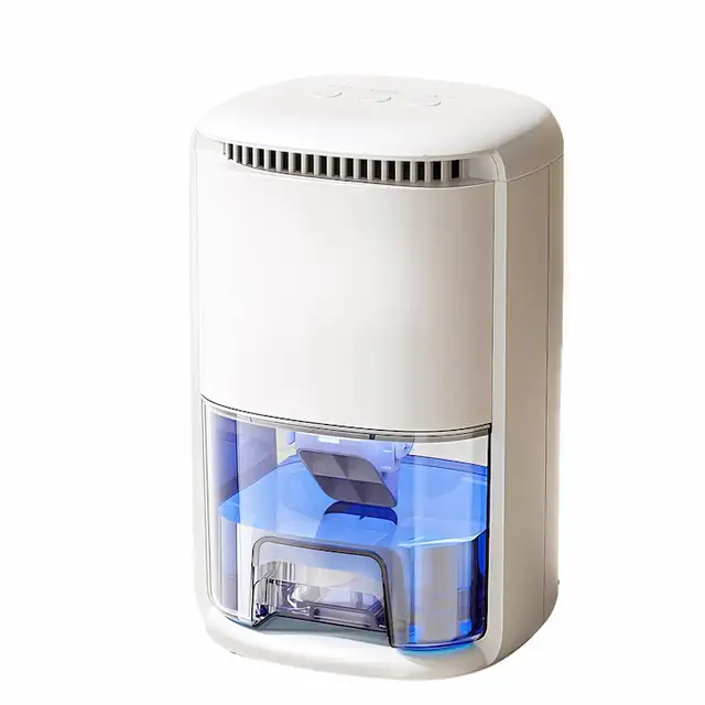 Dezumidificator Lingo, capacitate 1L, 23W, 12V, ABS, curatare aer, zgomot scazut, control inteligent al umiditatii, deshidratare prin condensare, pentru 5-26mp, alb
