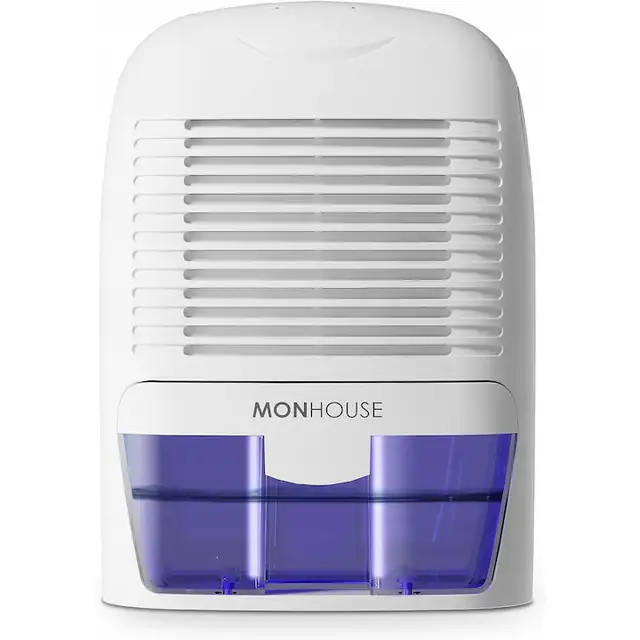 Dezumidificator compact, Monhouse, 1500ml, negru, 22x16x30cm