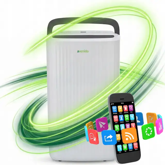 Dezumidificator avenido WiFi 10L 4 moduri timer silentios