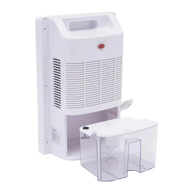 Dezumidificator, aparat de dezumidificare, 100 W 220 V 50 Hz, pana la 30 m², rezervor de apa 2200 ml, de sine statator, afisaj LED, alb