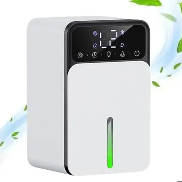 Dezumidificator 24x15x13.5cm 1200ml 22.5W timer moduri multiple alb