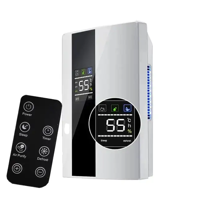 Dezumidificator si purificator de aer, operare ultra-silentioasa, control de la distanta, 90W, 2200ft²