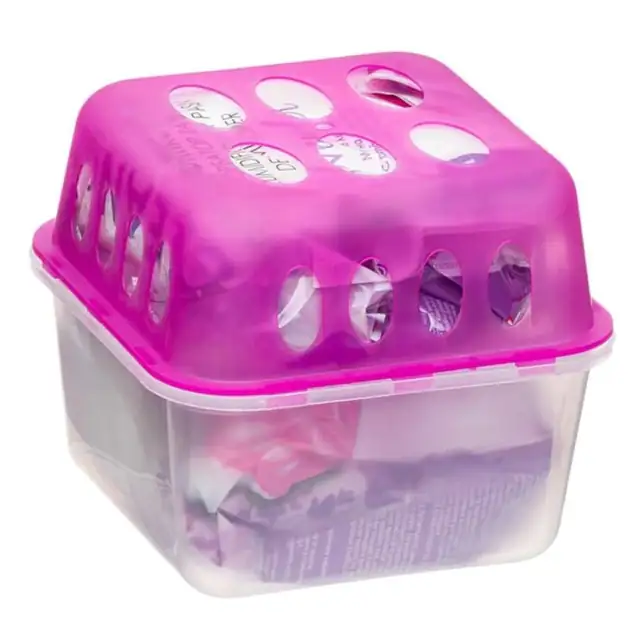 Dezumidificator cu aroma de lavanda Home Sweet Paradise®, pentru camera sau dulap, 2 rezerve incluse 400 g