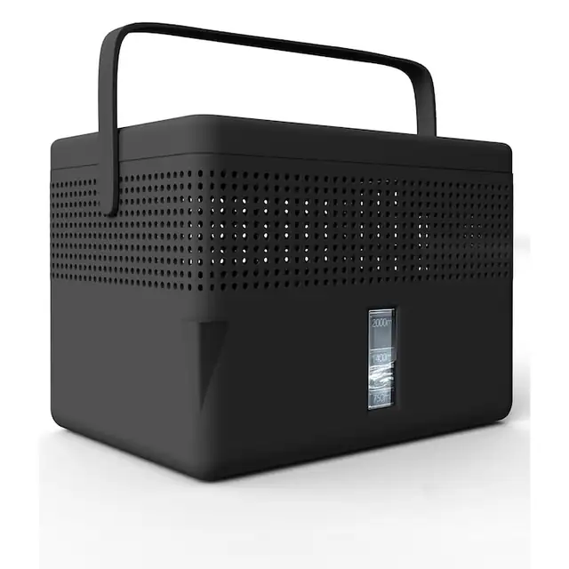 Dezumidificator De Camera Negru Bonaura® Airone Max Fara Electricitate Pana la 33 M², Ventilatie 360°, Cu Gura de Scurgere Si Granule de Dezumidificare de 980 G, Protectie Impotriva Mucegaiului Si Mirosurilor