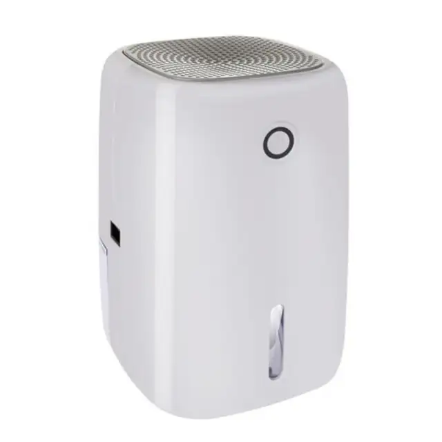Dezumidificator de camera VarioShop®, functia oprire automata, silentios, 330 ml/zi, capacitate 800 ml, tehnologia Peltier, 22.5 W, 22 x 13.5 x 13.5 cm, Alb