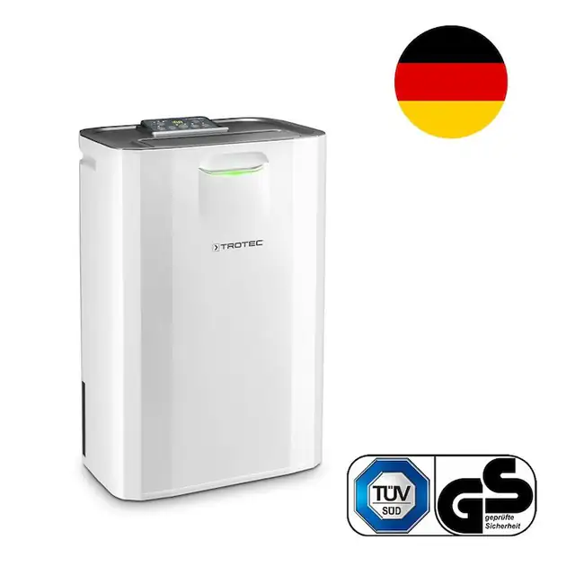 Dezumidificator Trotec TTR 57 E, 9l/24h, 20m², 340x232x511mm, 7.5kg