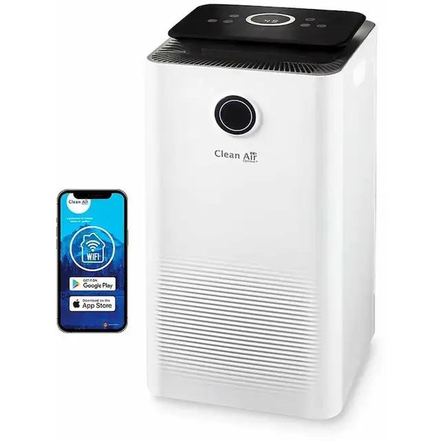 Dezumidificator si purificator de aer Clean Air CA-704 Smart, functie inteligenta, alb, 8718546312519
