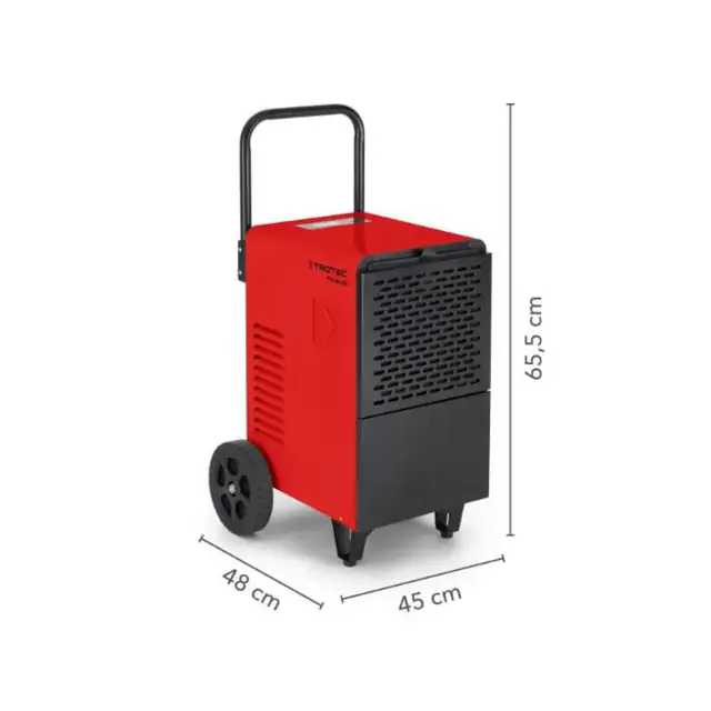 Dezumidificator industrial Trotec TTK 166 ECO, 52l/24h, 300m³/h, 480x450x655mm, 30kg