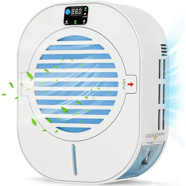 Dezumidificator W-018, LCD, 1000ml, alb, silentios