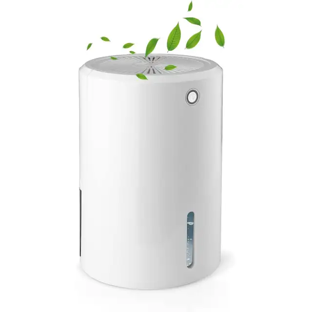 Dezumidificator Compact Enforose, Design Portabil, Functionare Silentioasa sub 40dB, Capacitate 900ml, pentru Spatii Mici