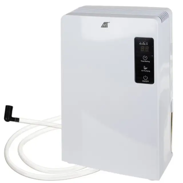 Dezumidificator 2in1, Ruhhy, alb, capacitate 2200ml, pentru camere pana la 30m²