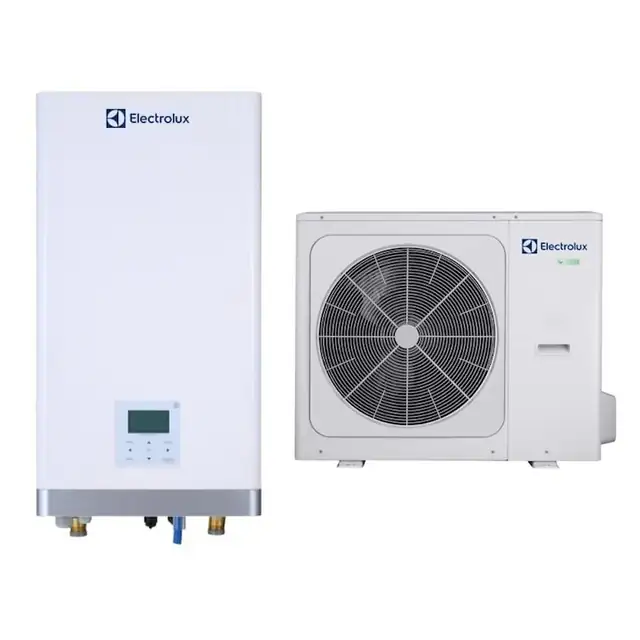 Pompa de caldura 16kW Electrolux tip split, pentru incalzire si racire, 210 mp, A+++ Wi-Fi, alimentare trifazat 380V, R32, model EMHP-16Y/N8