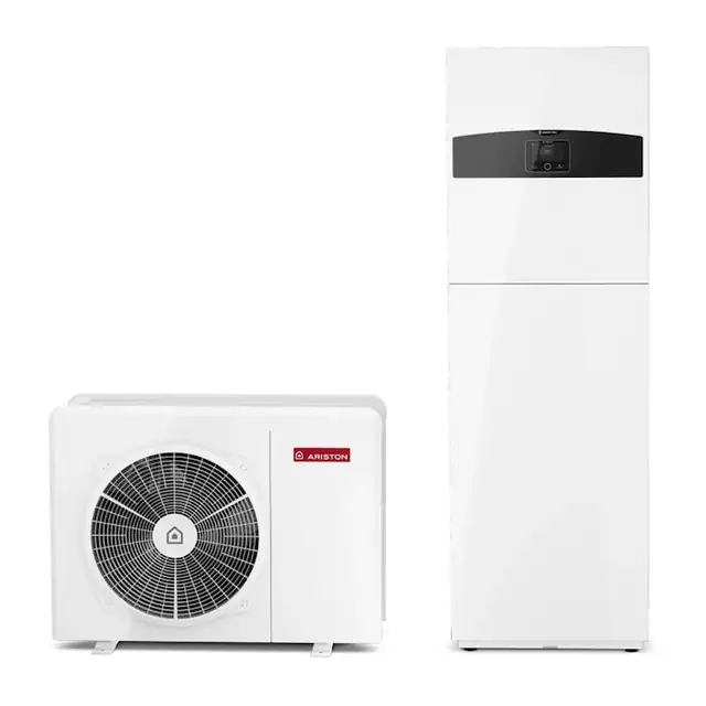 Pompa de caldura conectata aer/apa monobloc Nimbus Compact M cu incalzire electrica Ariston 8 kW monofazata