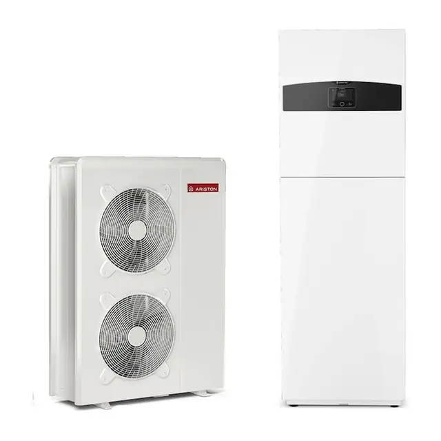 Pompa de caldura conectata aer/apa monobloc Nimbus Compact M cu incalzire electrica Ariston 12 kW monofazata