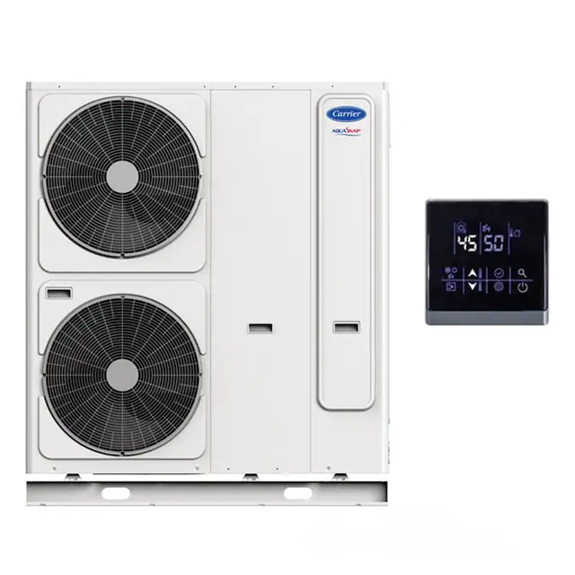 Pompa de caldura monobloc aer/apa AquaSnap cu incalzire electrica Carrier 12 kW monofazata