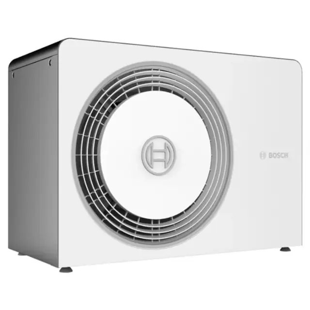 Pompa de caldura aer-apa Bosch Compress 5800i AW Trifazata 10 OR-S, putere 10 kW, alimentare 380 V monofazata, unitate exterioara pentru sistem de incalzire si racire