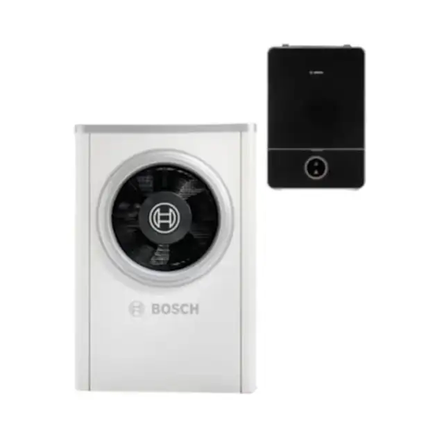 Set pompa de caldura aer-apa Bosch Compress 7001iAW 13 kW CS7001iAW 13 OR-T + unitate interioara de pardoseala AWM 13-17 cu boiler