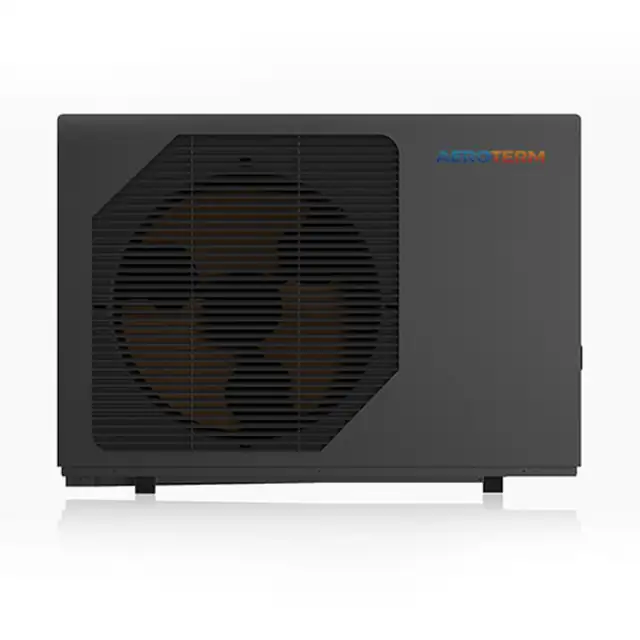 Pompa de caldura aer-apa, 15kW, R290, monobloc, trifazata, alimentare 380V, compresor Panasonic, schimbator de caldura Alfa Laval, clasa A+++, Aeroterm, Gri