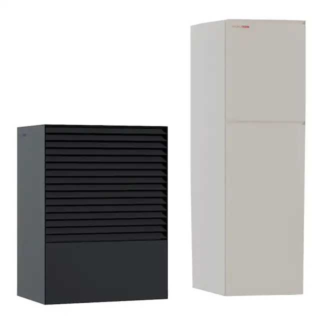 Pompa de caldura aer apa, Rezidentiala, Premium, Unitate externa Kronoterm ADAPT, 6-18 Kw, Negru Antracit (RAL 7016), R290, SCOP 5, 2 + Unitate interna Kronoterm Hydro C2