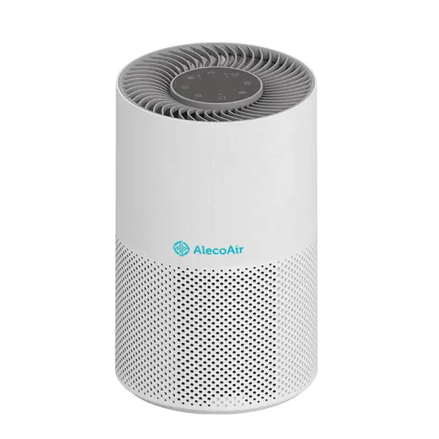 Purificator de aer AlecoAir P30 SILK, Wi-Fi, Lampa UV-C, Filtru True HEPA si Carbune Activ, Functie Ionizare, Senzor PM2.5, Control prin asistenti vocali