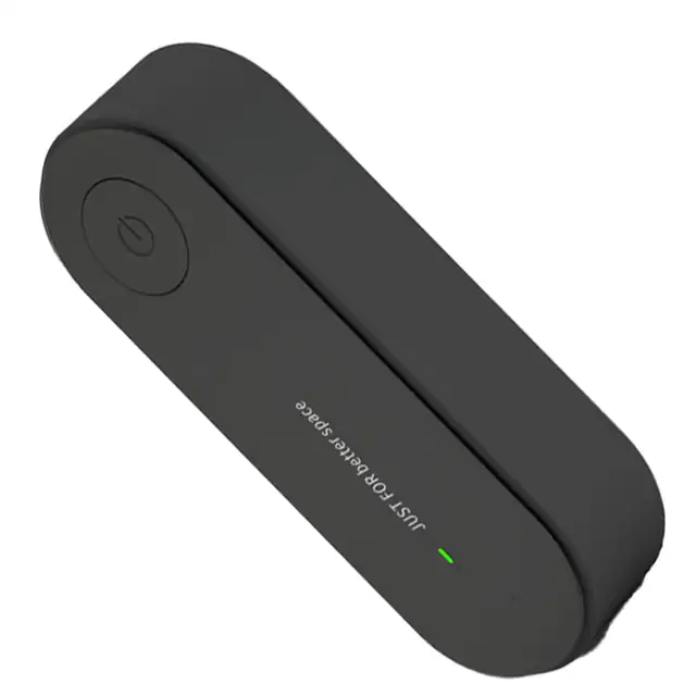Purificator de aer mini portabil, pentru dormitoare, bai, living, negru