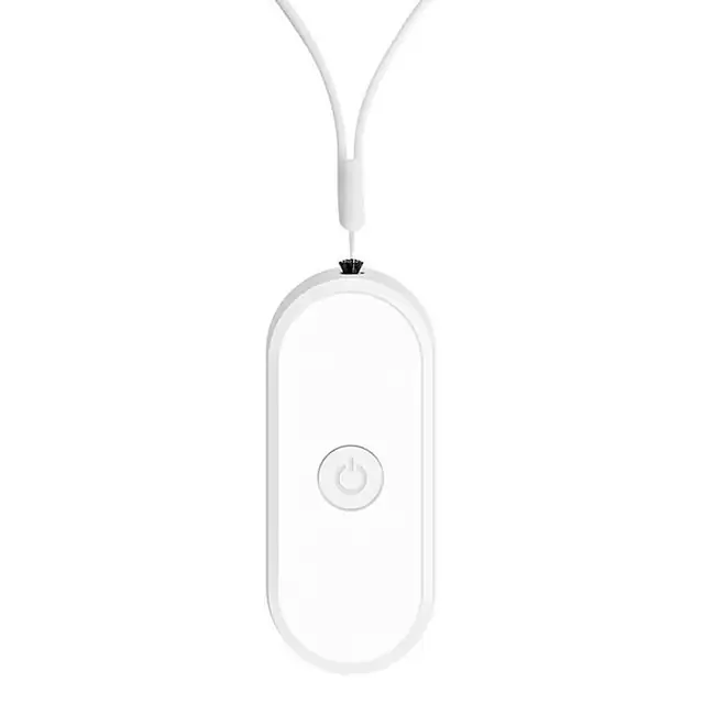 Colier purificator de aer portabil, ion negativ, reincarcabil USB, dimensiuni mici, 33g