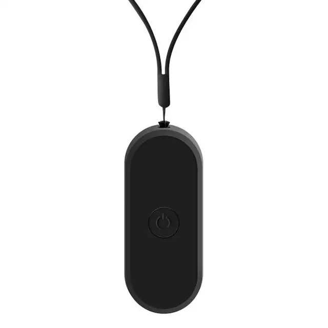 Colier purificator de aer portabil, ion negativ, reincarcabil USB, dimensiuni mici, usor