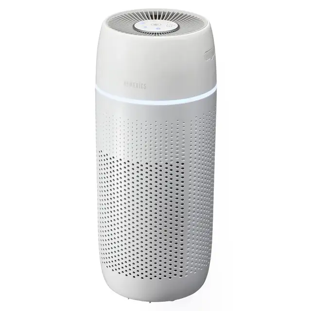 Purificator De Aer Homedics Totalclean Petplus 5 In 1 Cu Filtrare Hepa Reala, Elimina 99, 97% Din Toti Alergenii Din Aer, 3 Setari De Viteza, Functie De Temporizator Si Temporizator De Oprire Automata De Pana La 12 Ore, Alb