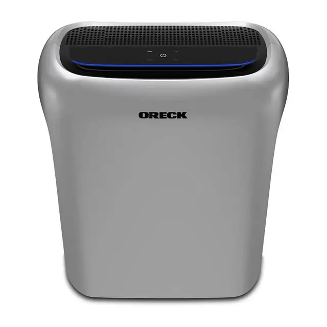 Purificator De Aer Oreck Air Response, Filtrare Hepa Si Carbon Puternica, Pentru Camere Mari, Capteaza 99% Din Particule, Praf, Polen, Matreata De Animale Si Fum, Purificator De Aer Silentios Pentru Casa