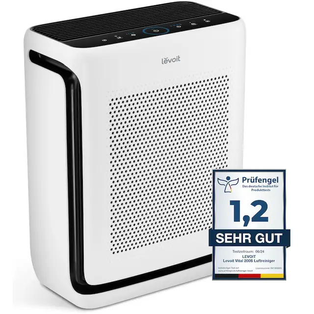 Purificator De Aer Levoit, Mod Animal De Companie, Filtru Hepa 99,97%, Prefiltru Lavabil