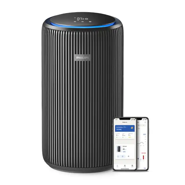 Purificator de aer Philips Seria 4200, HEPA, 600m³/h, 156m², extra silențios