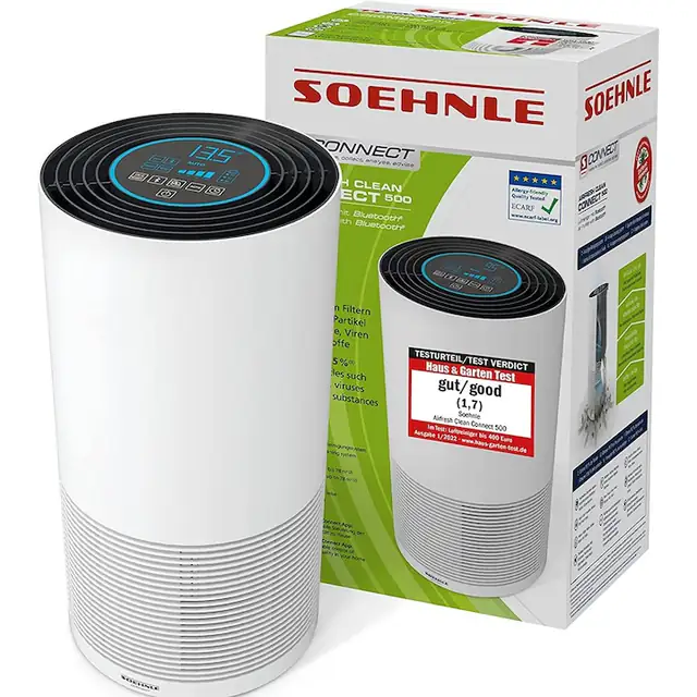 Purificator de aer, Soehnle, 400 m³/h, pentru încăperi până la 50 m², HEPA