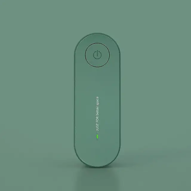 Purificator de aer portabil, ionizator, 20 milioane ioni negativi, verde