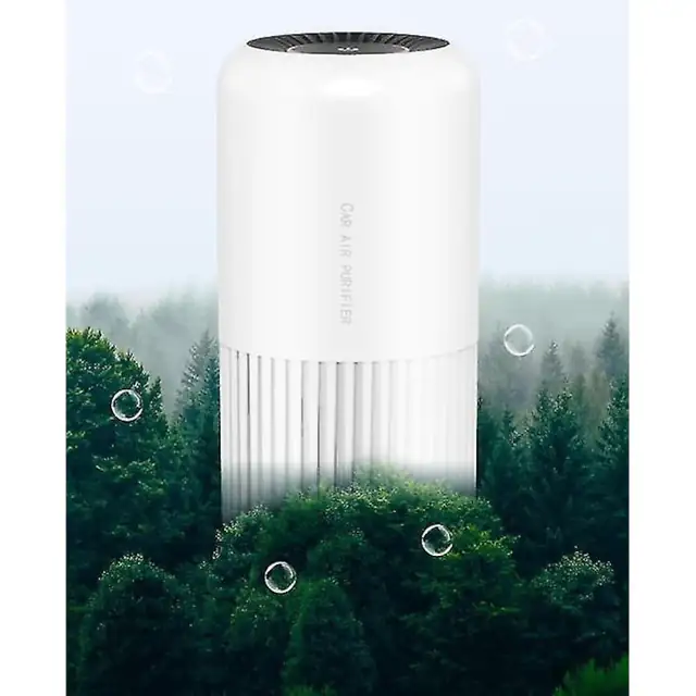 Purificator de aer cu filtru HEPA si lumina UV-C, portabil, 200g, 10-25m², fara ozon
