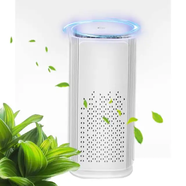 Purificator Aer MILORI, Mini Portabil USB, Filtru HEPA, Ionizator cu Ioni Negativi, Lampa UVC, Purificator Masina, Auto, Birou si Acasa