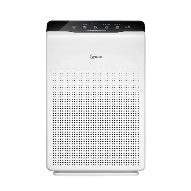 Purificator de aer Winix Zero, pentru persoane alergice, pentru 99 ㎡ (CADR 390 m³/h), cu filtru HEPA, pentru camere de fumat, împotriva alergiilor, prafului, polenului și părului de animale, cu feedback privind calitatea aerului