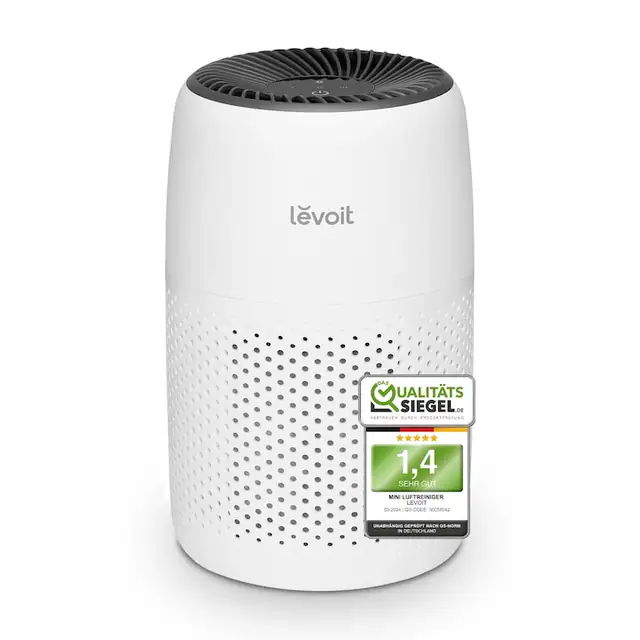 Purificator de Aer Levoit HEPA, 3 viteză, aromaterapie, alb, pentru încăperi de până la 0, 3 m