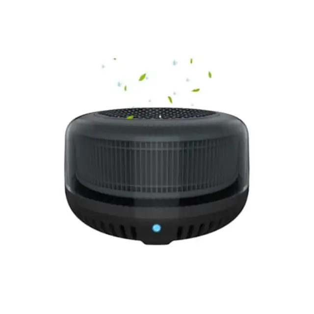 Purificator de aer mic pentru dormitor, portabil, cu filtru H13 si ionizator, pentru fum si praf, CHRONUS