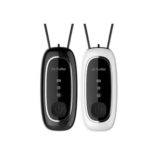 Set 2 purificatoare de aer purtabile, mini, negative ion, pentru gat