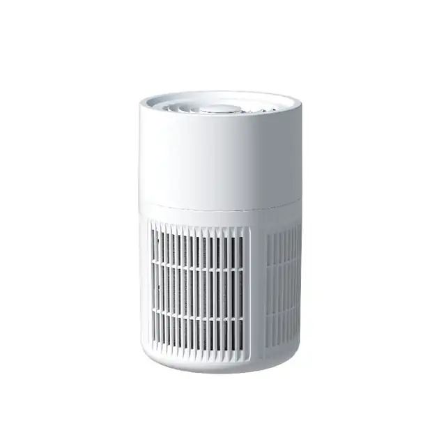 Purificator de aer mini, MWAOWM, controlat prin aplicatie, mod silentios, 3 viteze, 2 moduri, portabil, alb