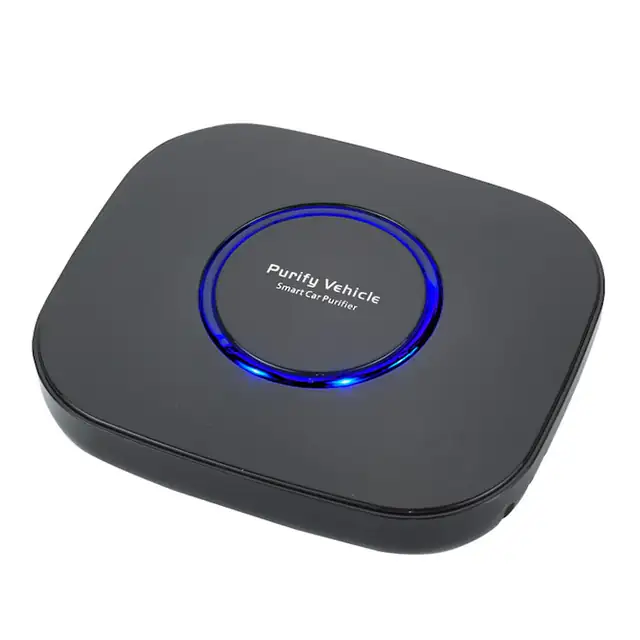 Purificator de aer pentru masina, negru, 174x150x42.5mm, 10-20m3